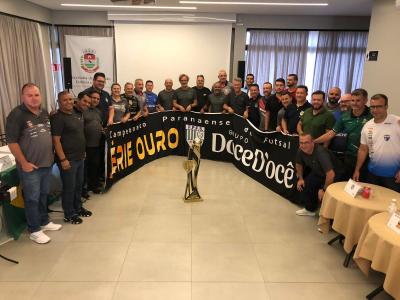 Realizado o Congresso Técnico do Campeonato Paranaense de Futsal Chave Ouro